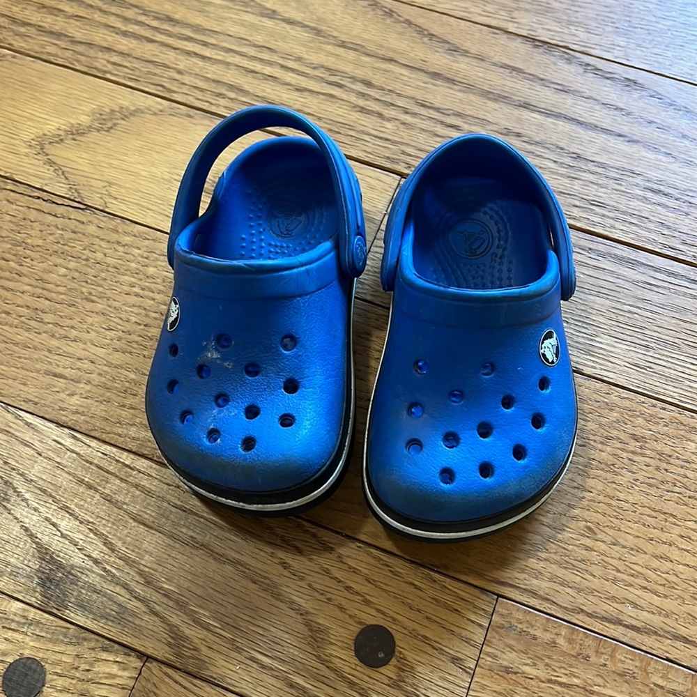 Crocs, toddler size 4